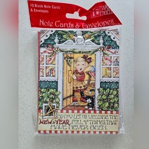 Mary Engelbreit Greeting Card Set NWT New Year